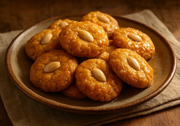 Biscotti croccanti alle mandorle e miele