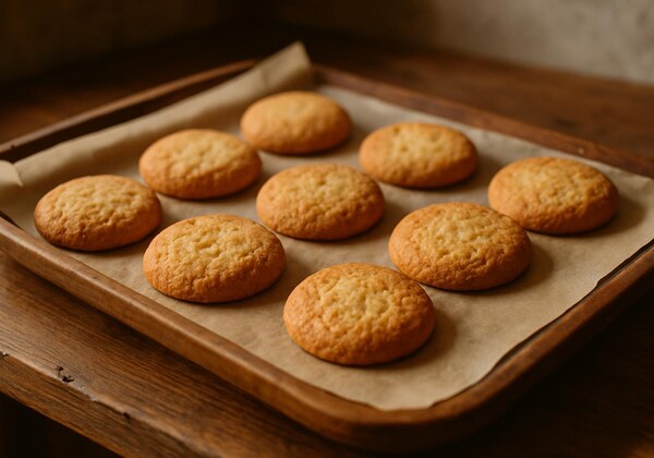 Biscotti morbidi alle mandorle e prescinseua