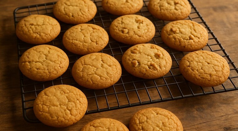 Biscotti alle noci e miele con scorza di limone