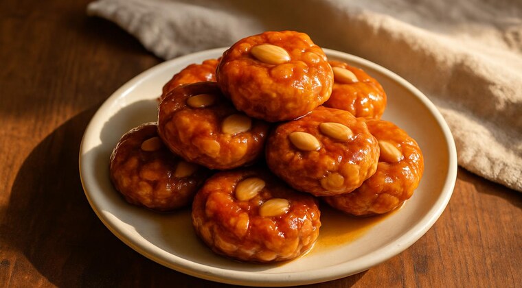 Dolcetti di mandorle al miele e vincotto