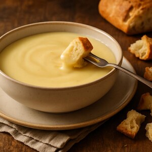 Fontina con latte intero tuorli e pane