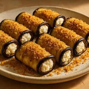 Involtini di melanzane con ricotta e capperi