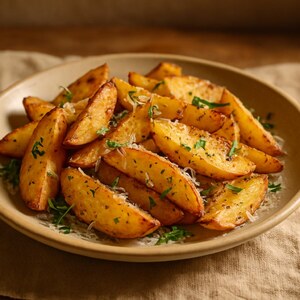 Patate al forno con pecorino e rosmarino