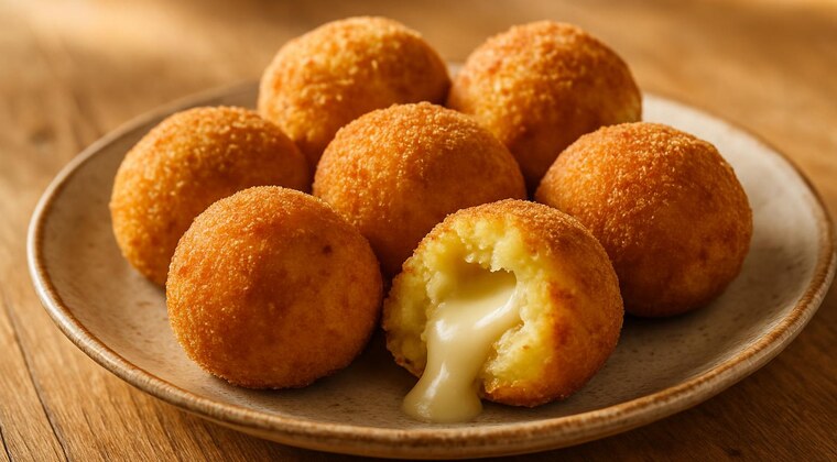 Polpette di patate e fontina al forno