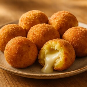 Polpette di patate e fontina al forno