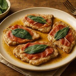 Vitello con prosciutto salvia e burro